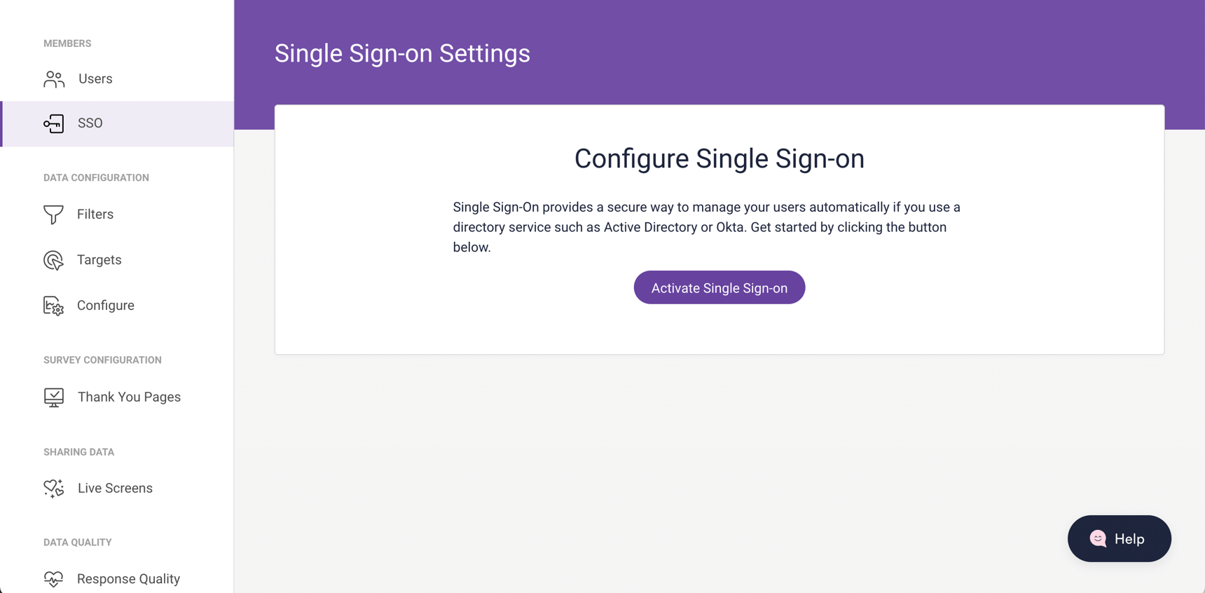 How to set up Single Sign-on (SSO) using SAML?